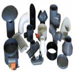 Ventilation pipes and fittings