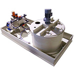 Industrial plastic process vessels