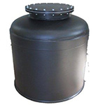 plastic storage tank dome bomb