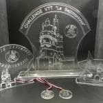 Machining and engraving Plexiglas